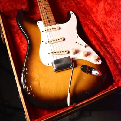 Fender stratocaster 1958 - sunburst image 14