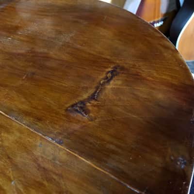 One of a kind French Jazz manouche left handed Siro Burgassi Grand model from 1945 Paris image 24