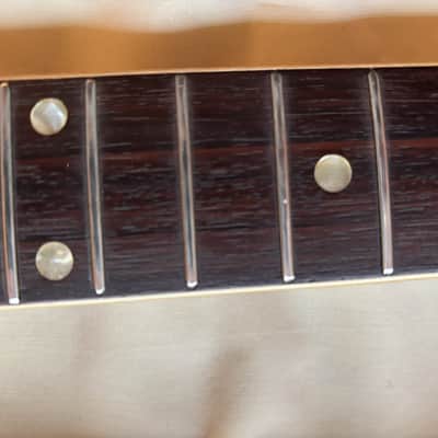 Vintage  Teisco HEIT Deluxe Solid Body Neck 1960's - Natural and Red image 10