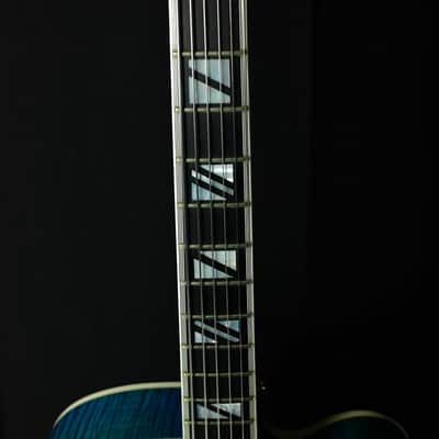 Heritage  Super Eagle 1998 Blue Sunburst Rare Archtop Guitar image 17