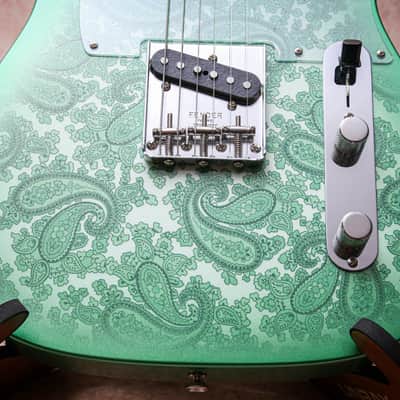 FENDER USA Custom Shop 68 Reissue Telecaster NOS "Green Paisley + Maple" (2025) image 7