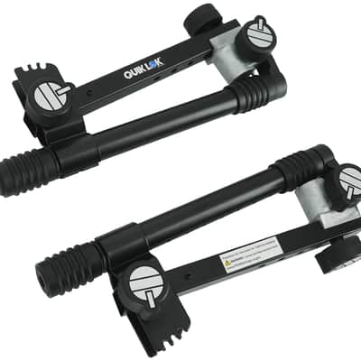 Quik Lok QLX-3 2nd Tier Add-On for Keyboard X Stand w/30mm Steel Tubing - Black image 1
