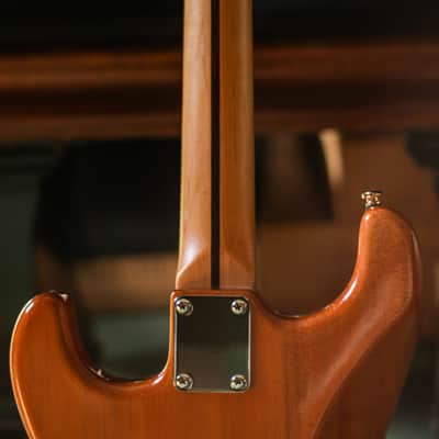 Johnson (by AXL) JS-800 Strat Natural wood image 4