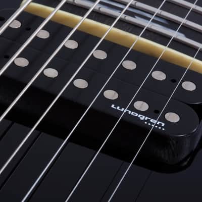 Schecter 2564 C-7 Blackjack Black Gloss Electric Guitar image 3