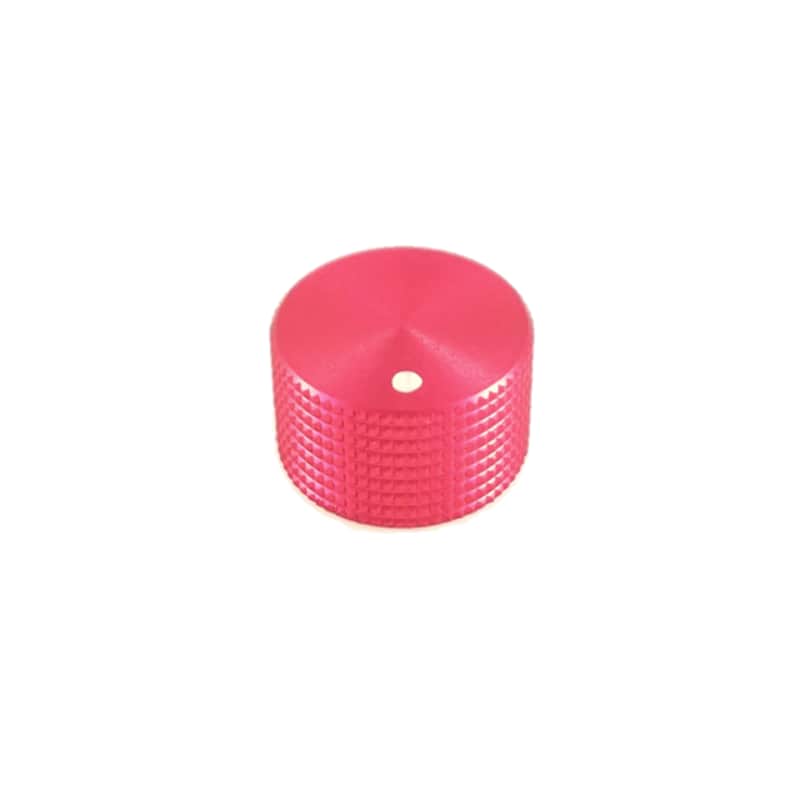 Tesi 20mm Solid Aluminum Knurled Replacement Knob - Red image 1