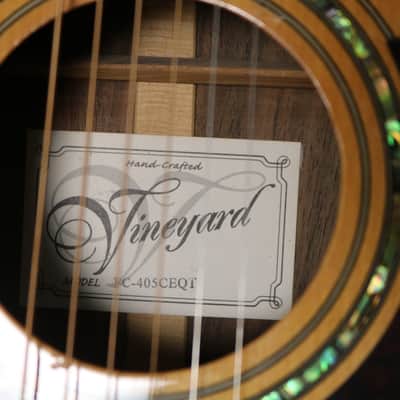 Vineyard FC-405CEQT Auditorium Acoustic Electric Guitar image 8