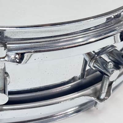 VINTAGE SONOR Phonic Series D420 Ferromanganese Steel Snare Drum 14"x4" Steel image 9