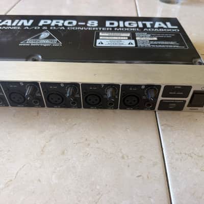 Behringer Ultragain Pro-8 Digital ADA8000 8-Channel Mic Preamp with A/D Converter 2000s - Black / Silver image 3