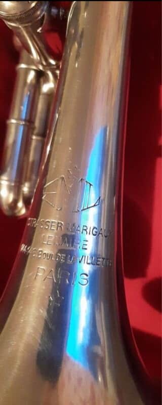 SML Strasser Marigaux Lemaire B Flat Silver Plated Cornet 1930s image 1