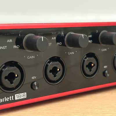 Focusrite Scarlett 18i8 3rd Gen USB Audio Interface 2019 - Present - Red / Black image 1