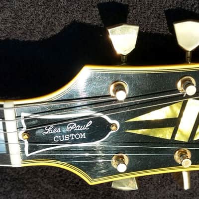 2015 Gibson Custom Shop True Historic '57 Les Paul Custom Black Beauty Reissue image 3