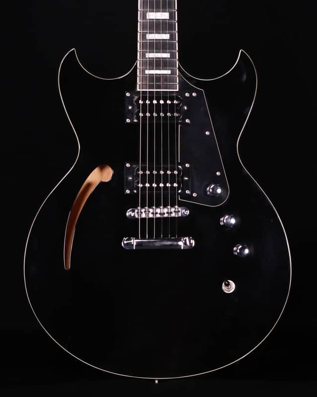 Reverend Guitars Manta Ray, Black, 2014 - USED image 1