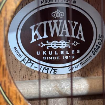 Kiwaya Kpt-1M/E Tenor Ukulele W Reunion Blues Case image 3