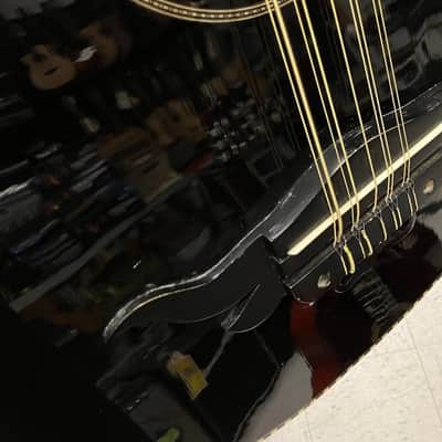 Alvarado Bajo Quinto Black Acoustic 10 String Guitar image 10