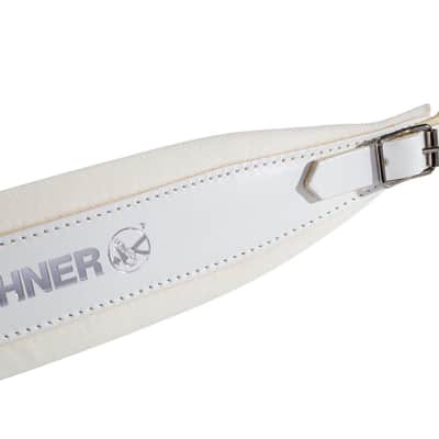 Hohner 42 In. X 3 In. White Leather Accordion Straps (ACC12-WHT) image 2