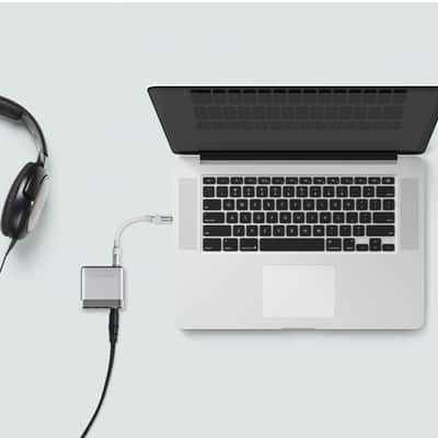 Sony WH1000XM3 Wireless Noise Canceling Over Ear Headphones, Black (WH-1000XM3/B) with with FiiO A1 Silver Portable Amp and 3.5mm TRRS Audio & Microphone Cable image 14