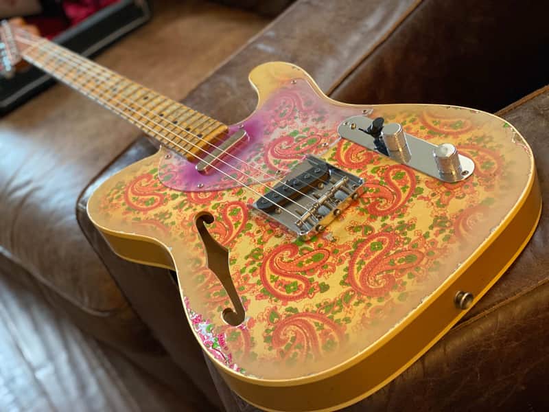 Fender Dale Wilson Custom Shop Thinline Telecaster Paisley Heavy Relic Masterbuilt CS image 1