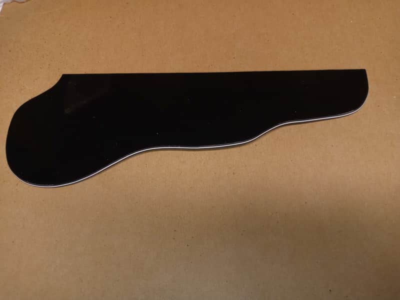 Retro Guitars 3 Ply Black Vinyl National Style Archtop Pickguard image 1