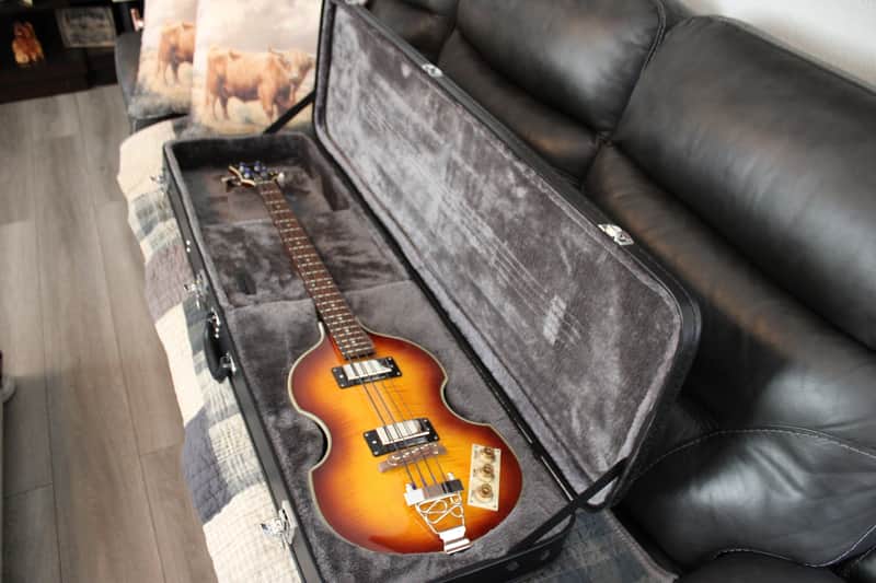 Epiphone Viola Bass with Epiphone Hard case - Vintage Sunburst image 1