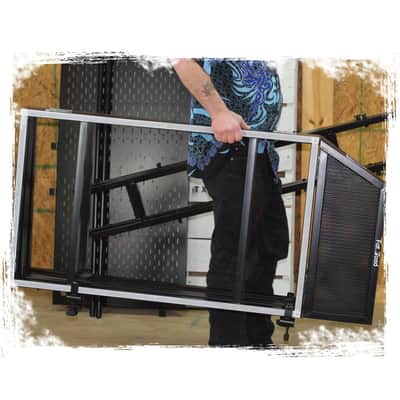 DJ Booth Table Lighting Truss Stand System - Foldable Panel Stage Platform Scrim image 14