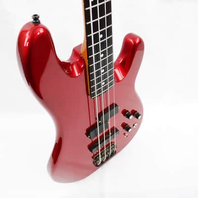 1989 Fender Contemporary Power Jazz Bass Special - Candy Apple Red image 8