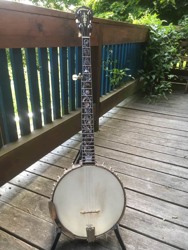 Wildwood Balladeer open back 5-string banjo 1990s natural image 1