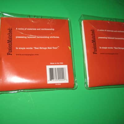 Curt Mangan 2 Sets of Acoustic Bronze Guitar Strings Medium 1990's image 2