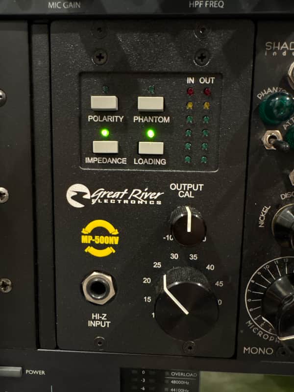 Great River Electronics MP-500NV 500 Series Mic Preamp Module 2010s - Black image 1