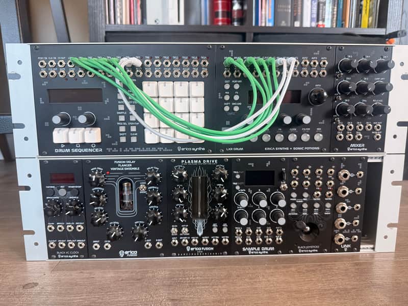 Erica Synths Full Custom Build Modular Rack 2024 - Black/Silver image 1
