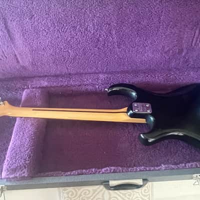 Vintage 1986 Aria Pro II 'The Cat' - MIJ - Electric Guitar HSS Hardtail Black image 14
