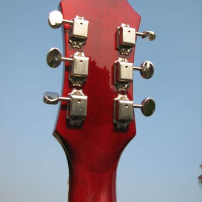 Epiphone Casino Coupe - Cherry Red - Gotoh Bridge - Black Pickguard and Knobs - Upgrades! image 12