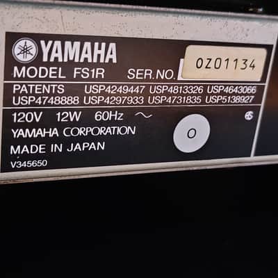 RARE Yamaha FS1R 8-operator FM synth module image 11