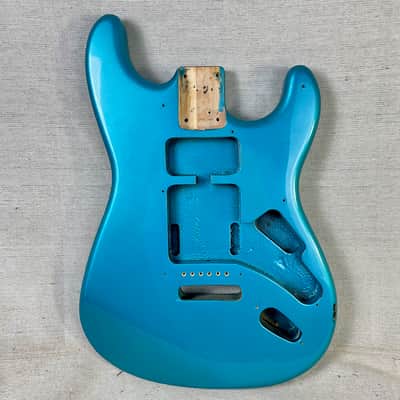 Stratocaster Body Lake Placid Blue Metallic Guitar SSS HSH HSS image 1