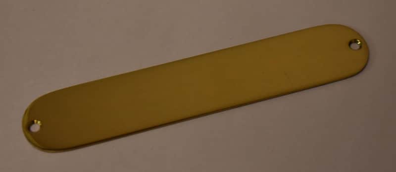 1970s-1980s Schecter USA Dream Machine Undrilled Control Plate Gold Brass NOS image 1
