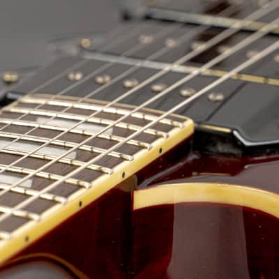 Epiphone Riviera Custom P93 Semi-Hollow Electric Guitar Wine Red w/ Bigsby P90s Bild 7