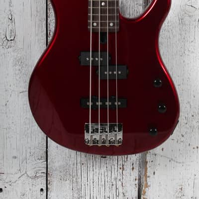 Yamaha TRBX174 RM Double Cutaway 4 String Electric Bass Guitar Red Metallic image 1