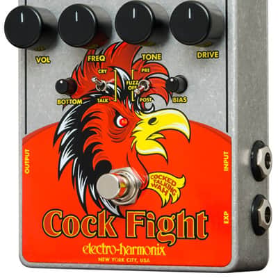 Electro Harmonix Cock Fight Talking Wah Pedal - With Power Adapter image 1