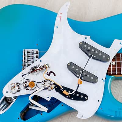 1981 Fender International Color Series Stratocaster Maui Blue, 100% Original w/ Case, Hangtag image 18