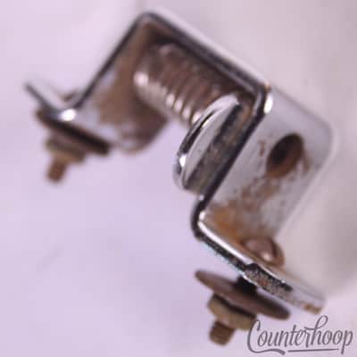 Ludwig Spring-Loaded Floor Tom Leg Mount Bracket Straight Rod Vintage 60s-70s US image 2