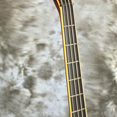 Left Handed 2006 SCHECTER Elite-4 NT Bass Guitar - Cherry QMT image 6