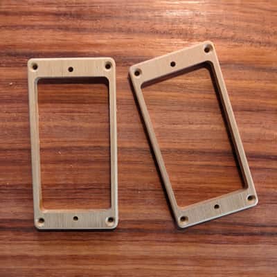 Guilford Mahogany Flat Humbucker Pickup Ring Set- Fits PRS image 1