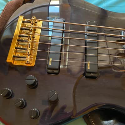 Yamaha TRB 6 Fretless Bass Guitar prev. owned by JOHN MYUNG of Dream Theater 1992 Translucent Purple image 5
