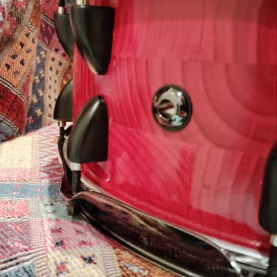 SSS Solid Shell Shop Custom Snare Drum 2026 - Red image 19