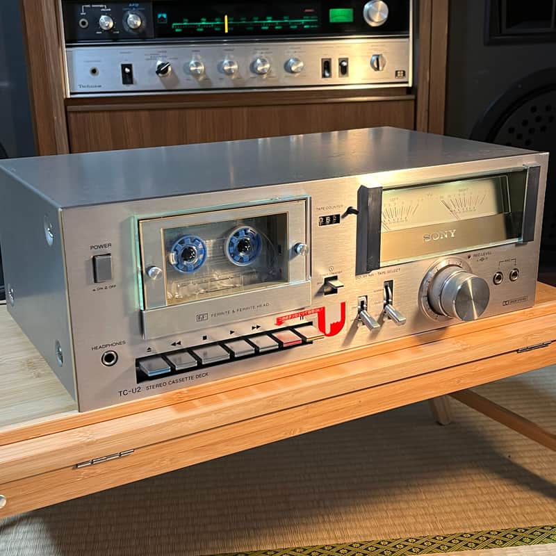 Sony TC-U2 Cassette Deck | Analog VU Meters | Vintage 1970s Sony HiFi | Very Clean | Working