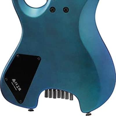 Ibanez Q547 7-string Electric Guitar - Blue Chameleon Metallic Matte image 6