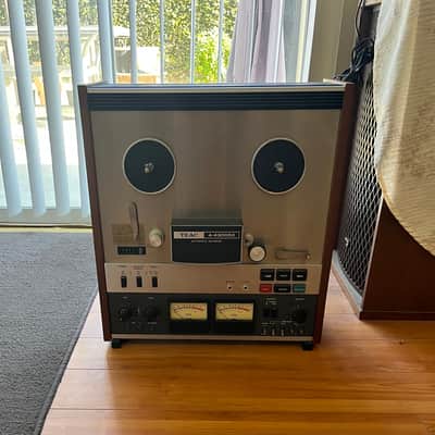 TEAC A-4300Sx 1/4" Automatic Reverse Reel to Reel Tape Recorder 1970s - Silver image 2