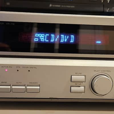 Kenwood Kenwood VR-716 A/V receiver with Dolby Digital EX, DTS and Pro Logic II 2003 - Grey metal image 1