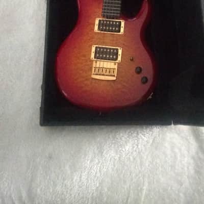 Ernie Ball Custom 1990's - Cranberry Burst Top, Clear Back &Sides image 1