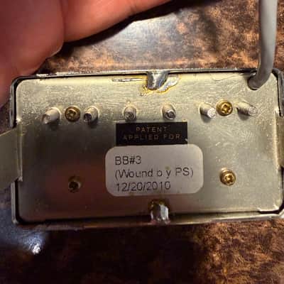 Gibson Burstbucker 3 2011 - Chrome image 2