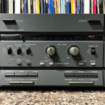 Mitsubishi M-T5200 Stereo Double Cassette Deck Dual Tape Player TESTED READ image 5